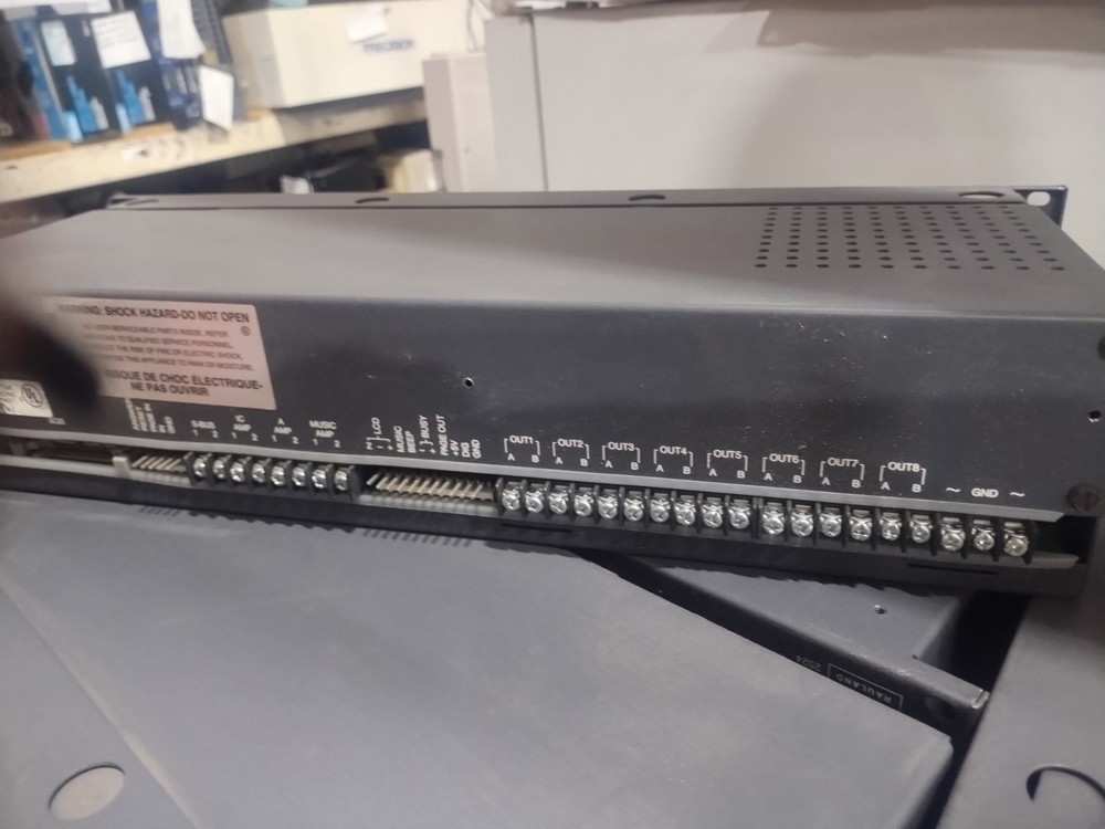 RAULAND MODEL 2524 MASTER CLOCK Intercom System.