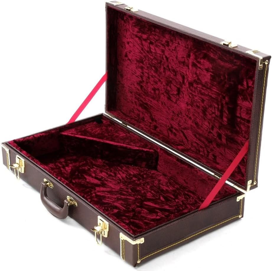 Oscar Schmidt AC449 Hardshell Auto Harp Case. Brown