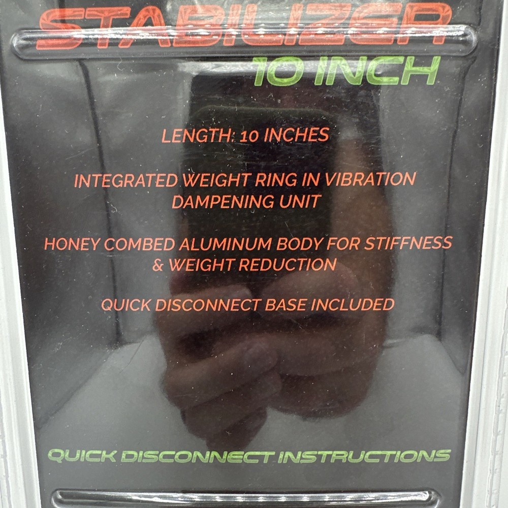 Dead 🎯 Ringer Compound Bow Stabilizer 10”-VECTOR-10-DR2627-C w/Quick Disconnect