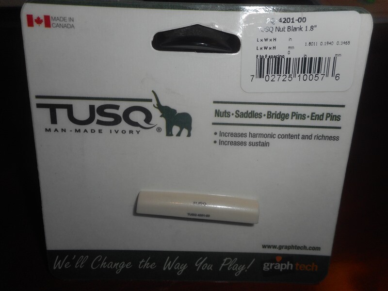 NEW - Graph Tech PQ-4201-00 1.8" Nut Blank - TUSQ