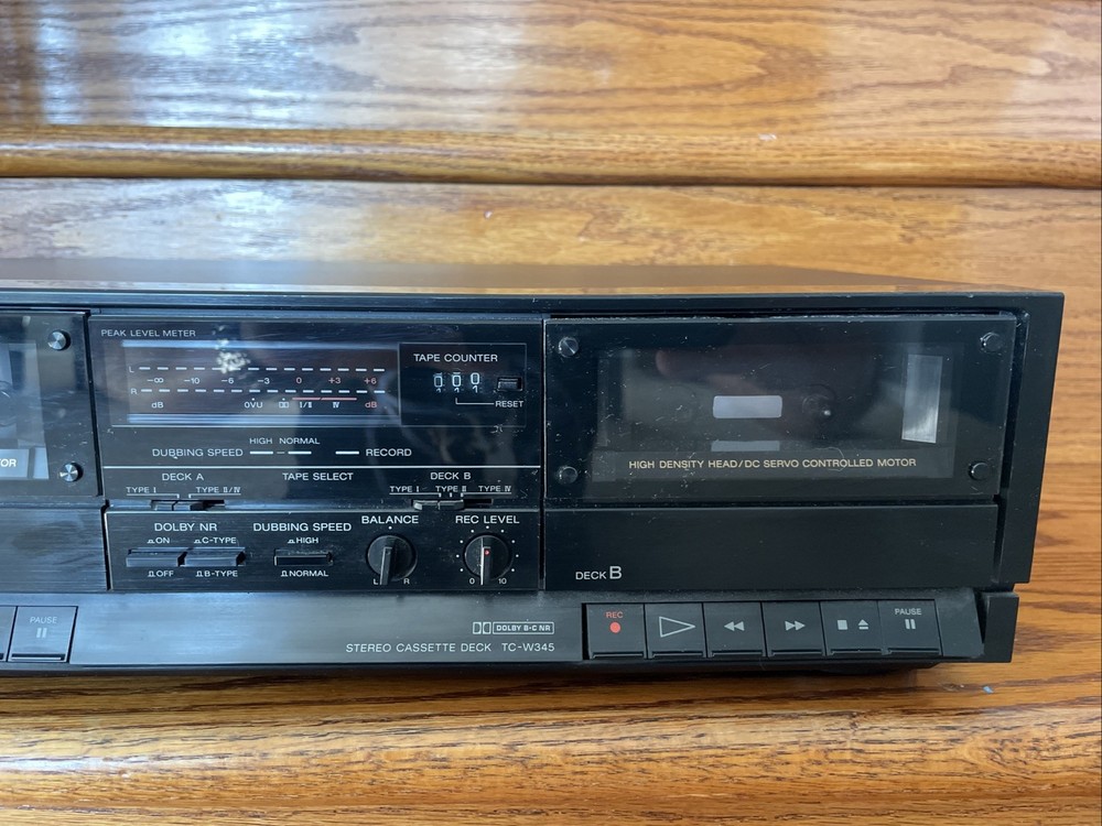 Sony TC-W345 Stereo Cassette Deck