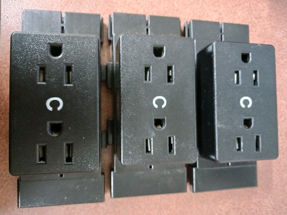 3X - HERMAN MILLER E-Space Receptacles, E1311.A, E1311.B, E1311.C, E1311.D BLACK