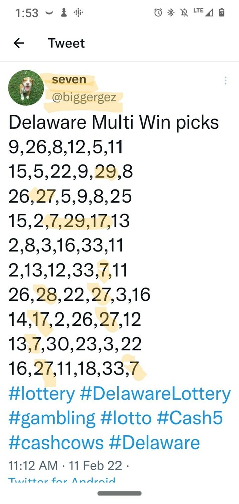 Delaware Multi Win Lottery Numbers software CD for Windows 7 & 8 & 10