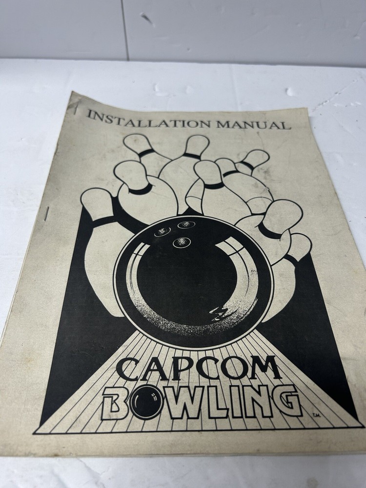 Installation Manual Capcom Bowling Vending Machine