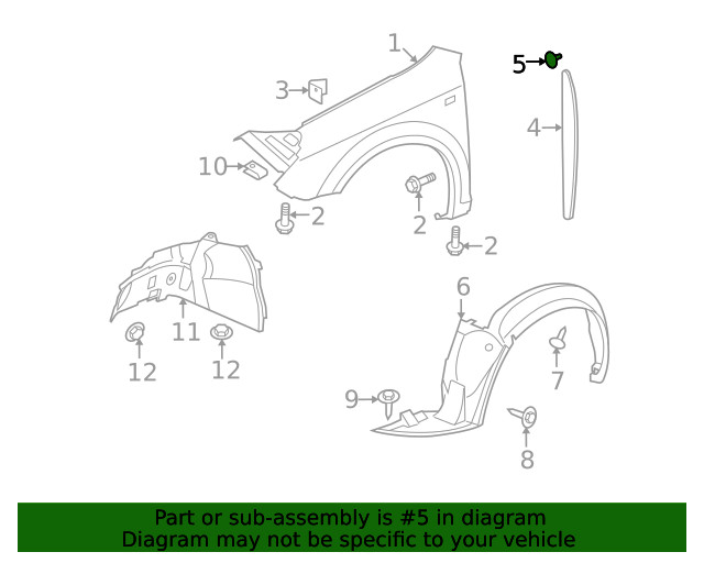 Genuine GM Insulator Retainer 22718305