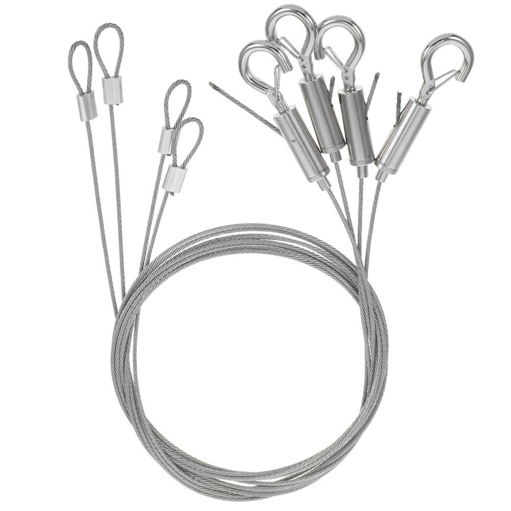 4 Pcs Rail Line Hooks Picture Molding Hanging System for Frame Tools