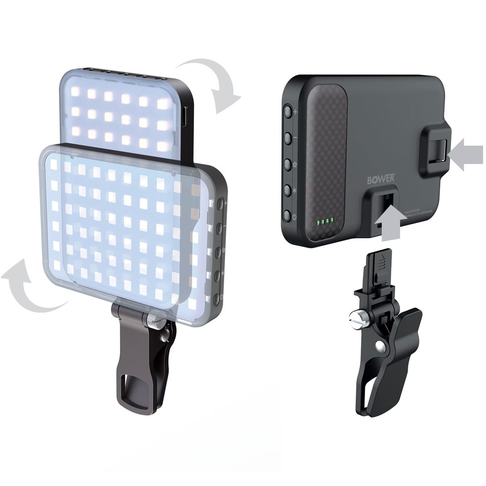Bower - Compact Clip Light - Black