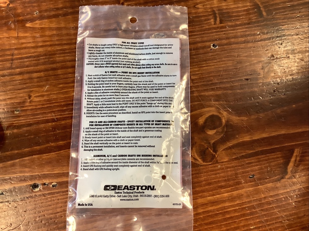 Easton Authentic Components Uni Bushing Super Nock