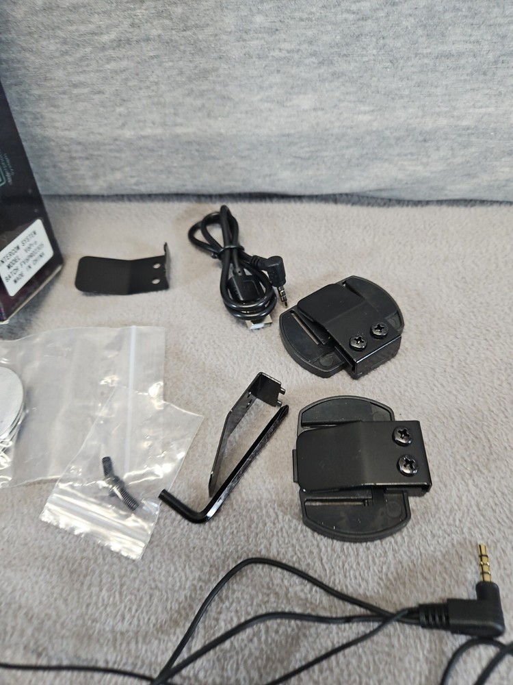 Motorcycle Intercom Microphones And Mounting Plates Only (A2)