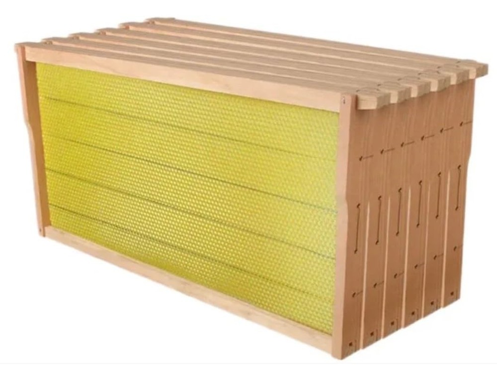 Fully Assembled Deep Beehive Frames - Wired Beeswax, Plastic-Free, 20 Pack