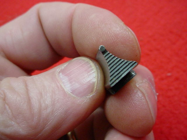 Muzzleloader Front Sight .335" Dovetail-.495" Tall- Nice !! (G)