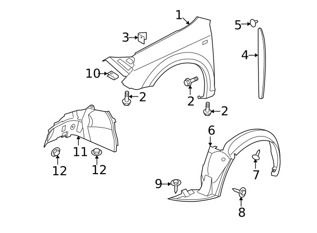 Genuine GM Insulator Retainer 22718305