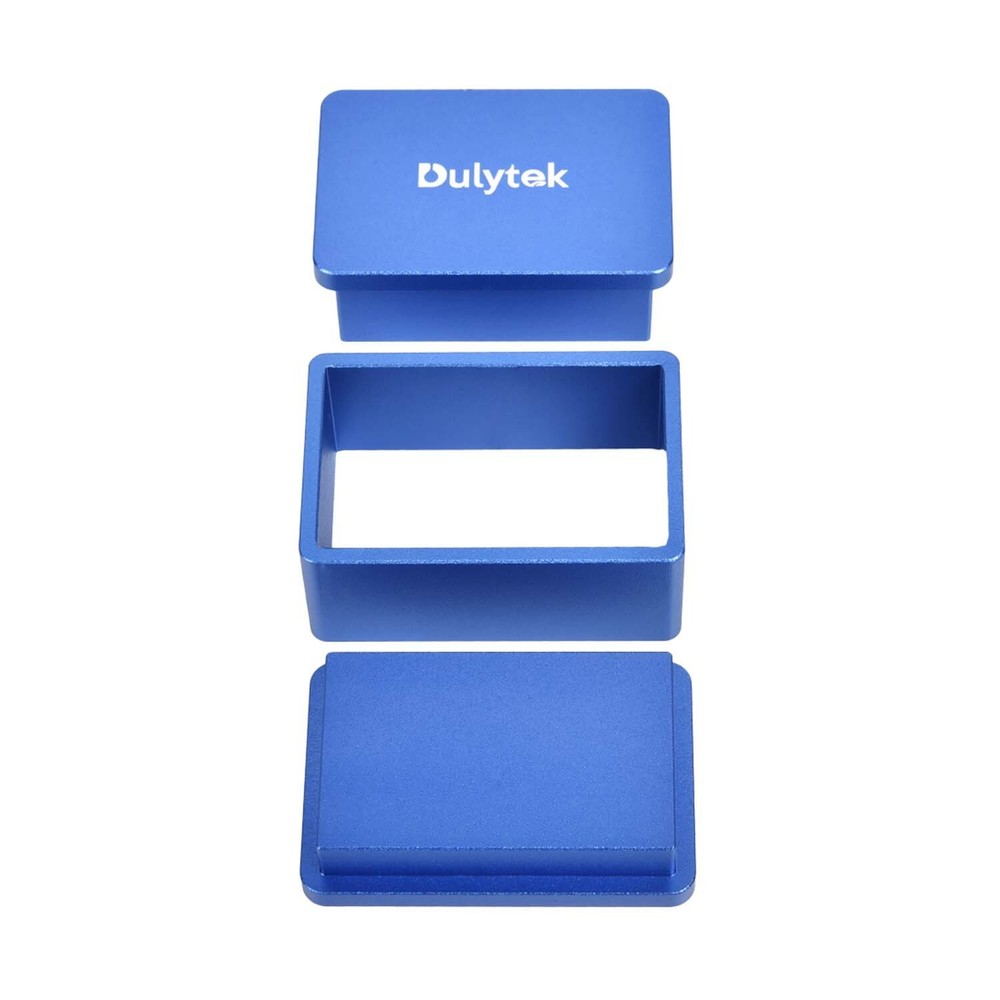 Dulytek Pre-Press Mold, Rectangular, 2" x 1.5", Anodized Aluminum, USA Made