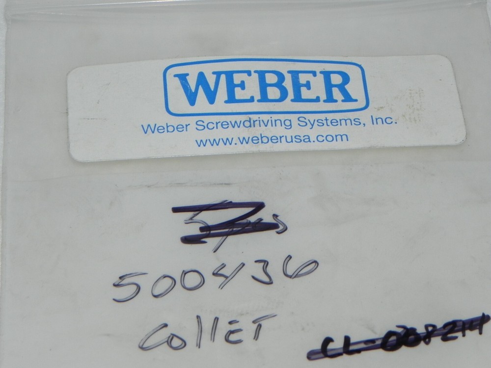 WEBER SCREWDRIVING SYSTEMS Part 500436 Collet (2)