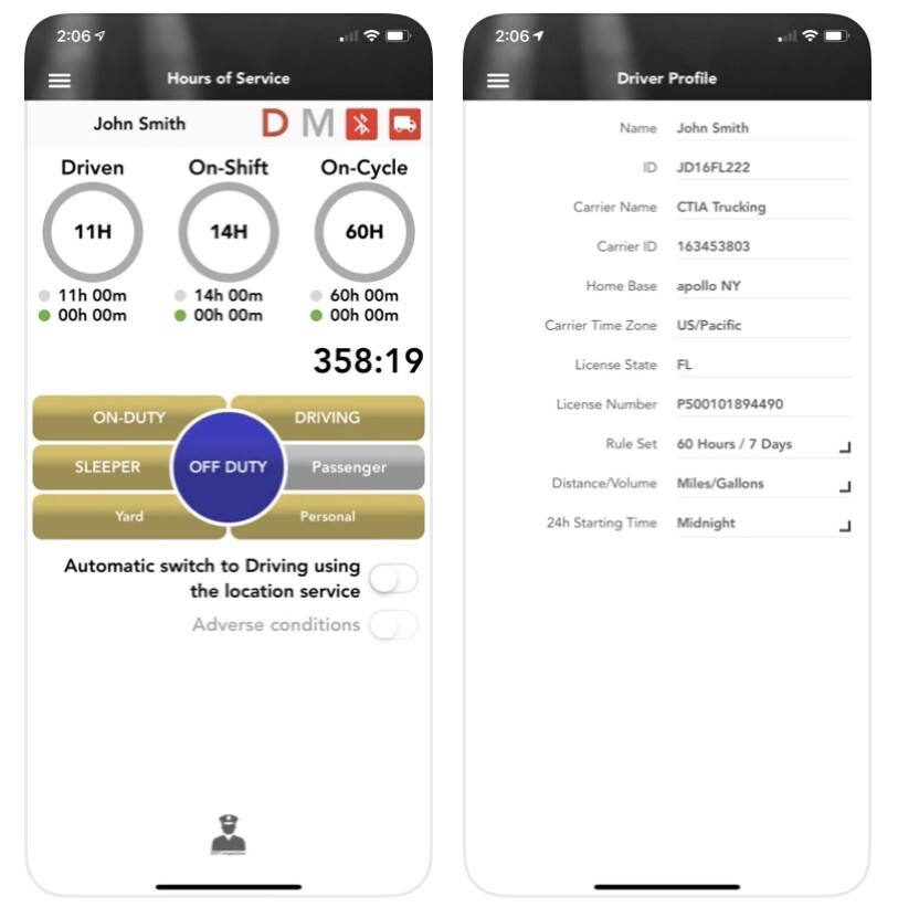 PT40-LOG BOOK, ELD+GPS Tracker, Electronic Log+OPTION to GPS Track -SHIPS FAST