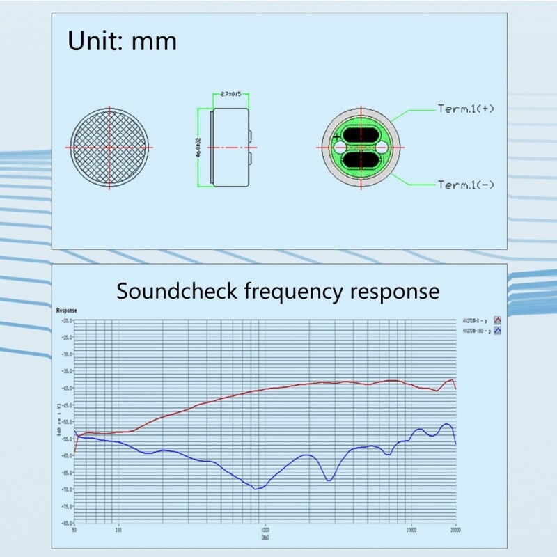 Electret Condenser Microphone Pickup for Studio Record Interferences Resistant