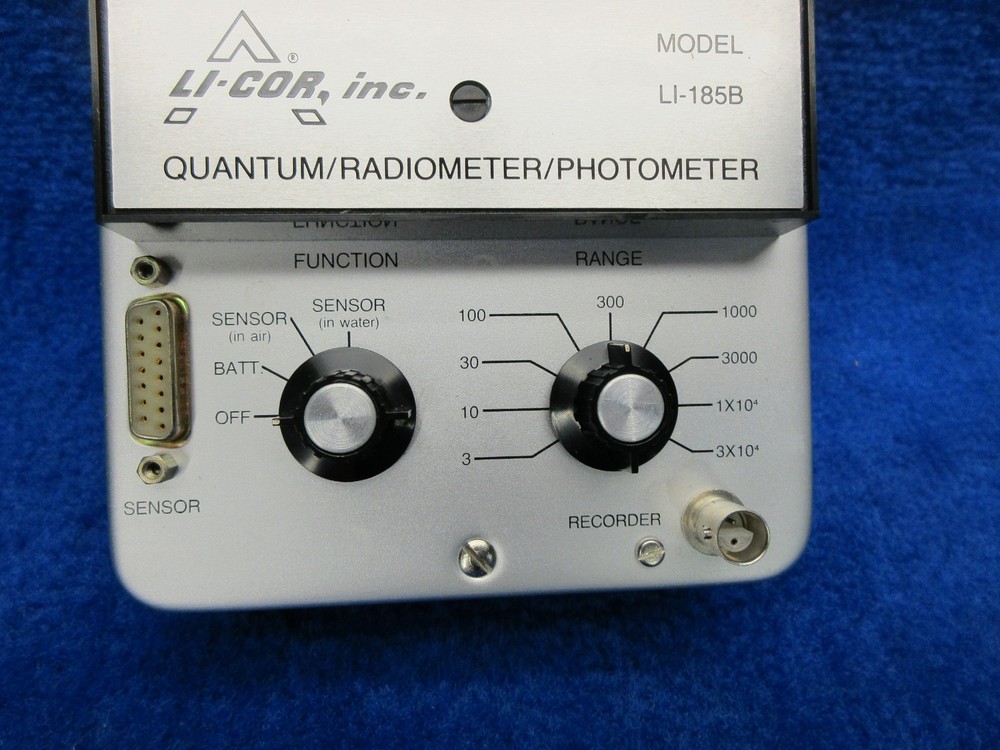 Li-Cor LI-185B Quantum/Radiometer/Photometer, I-193SB Spherical Adapter & Sensor
