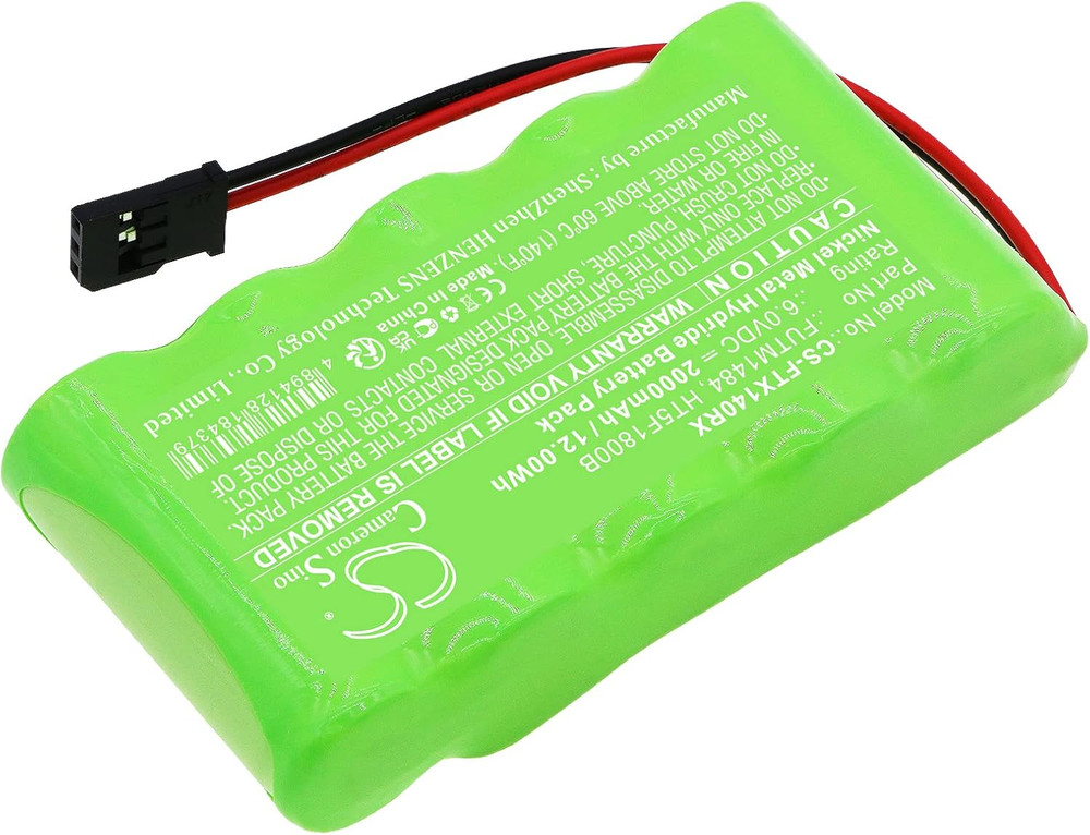 Replacement Battery Fit for FUTABA Transmitter 10J, Transmitter 14SG, Transmitte