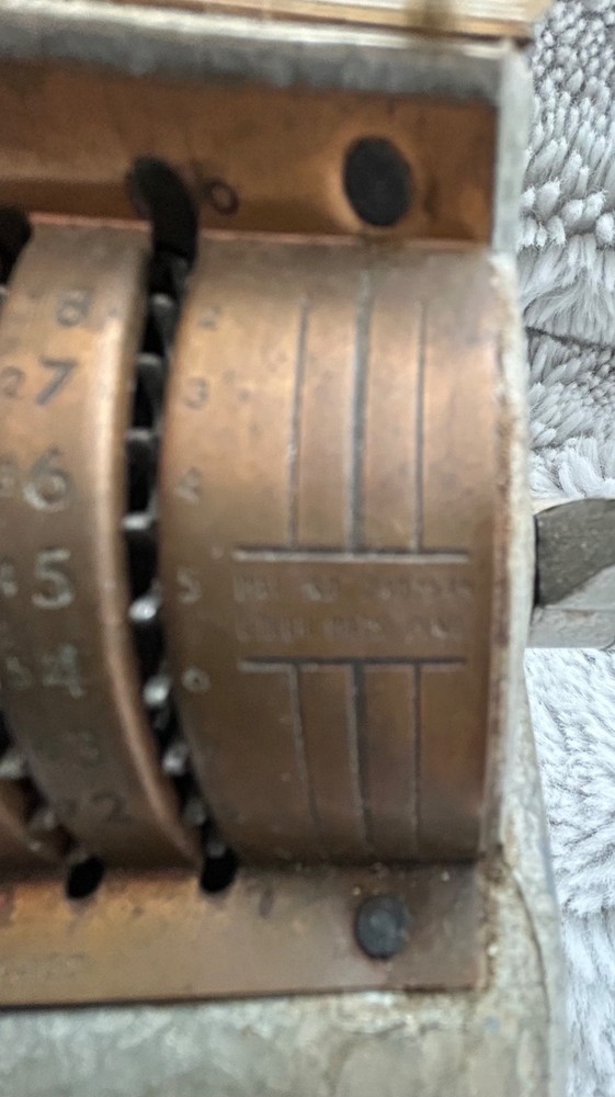 Vintage Precise Mechanical Adding Machine Lever Handle - 1940s - Chicago - Works