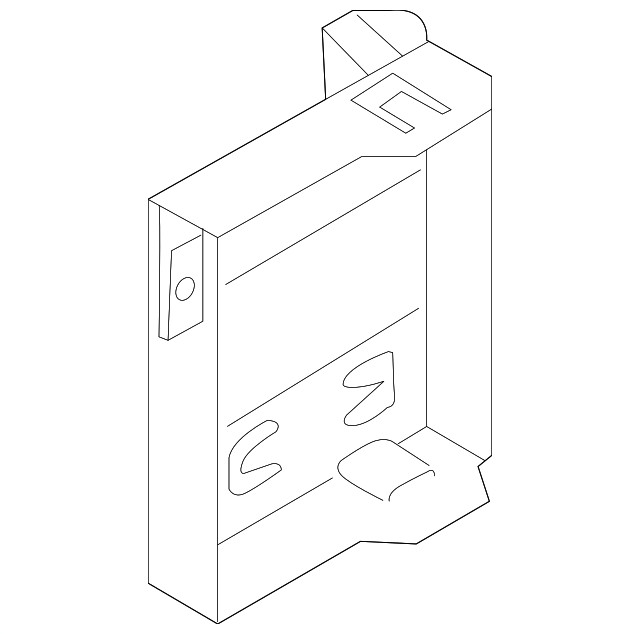 Genuine Audi Control Module Mount Bracket 8F0-907-461