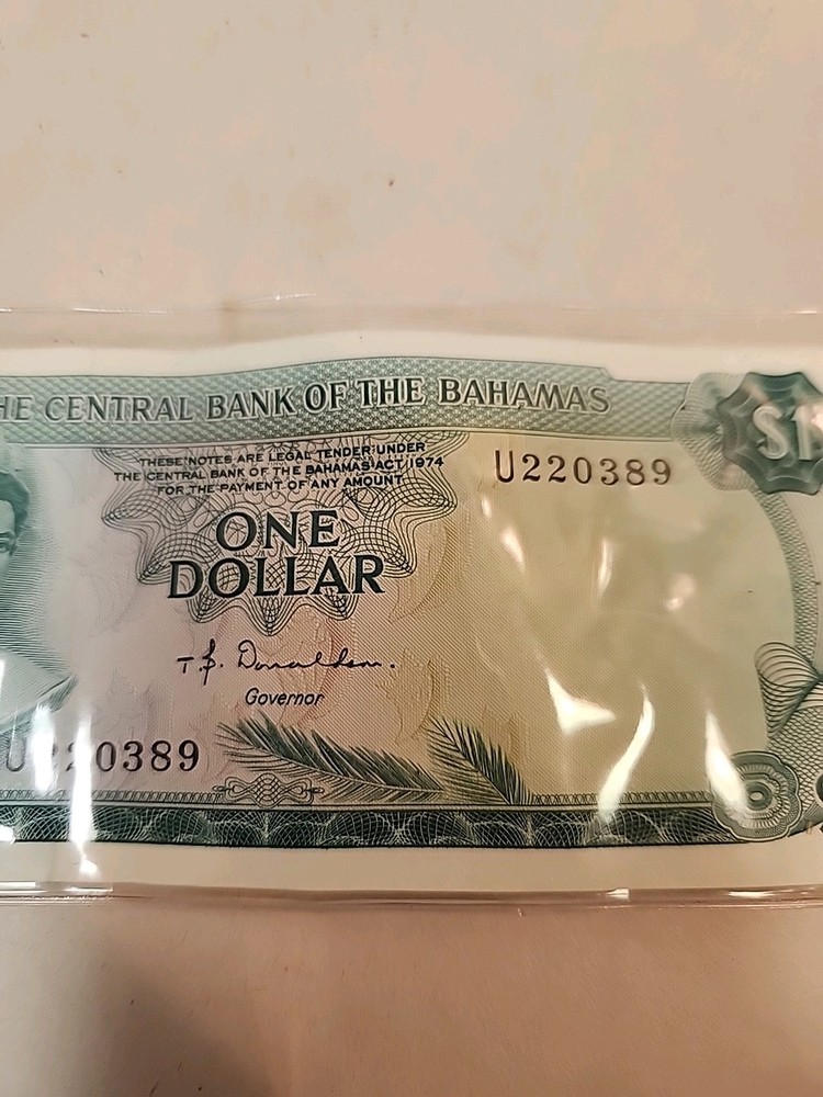 Bahamas 1 Dollar 1974 AUUNC