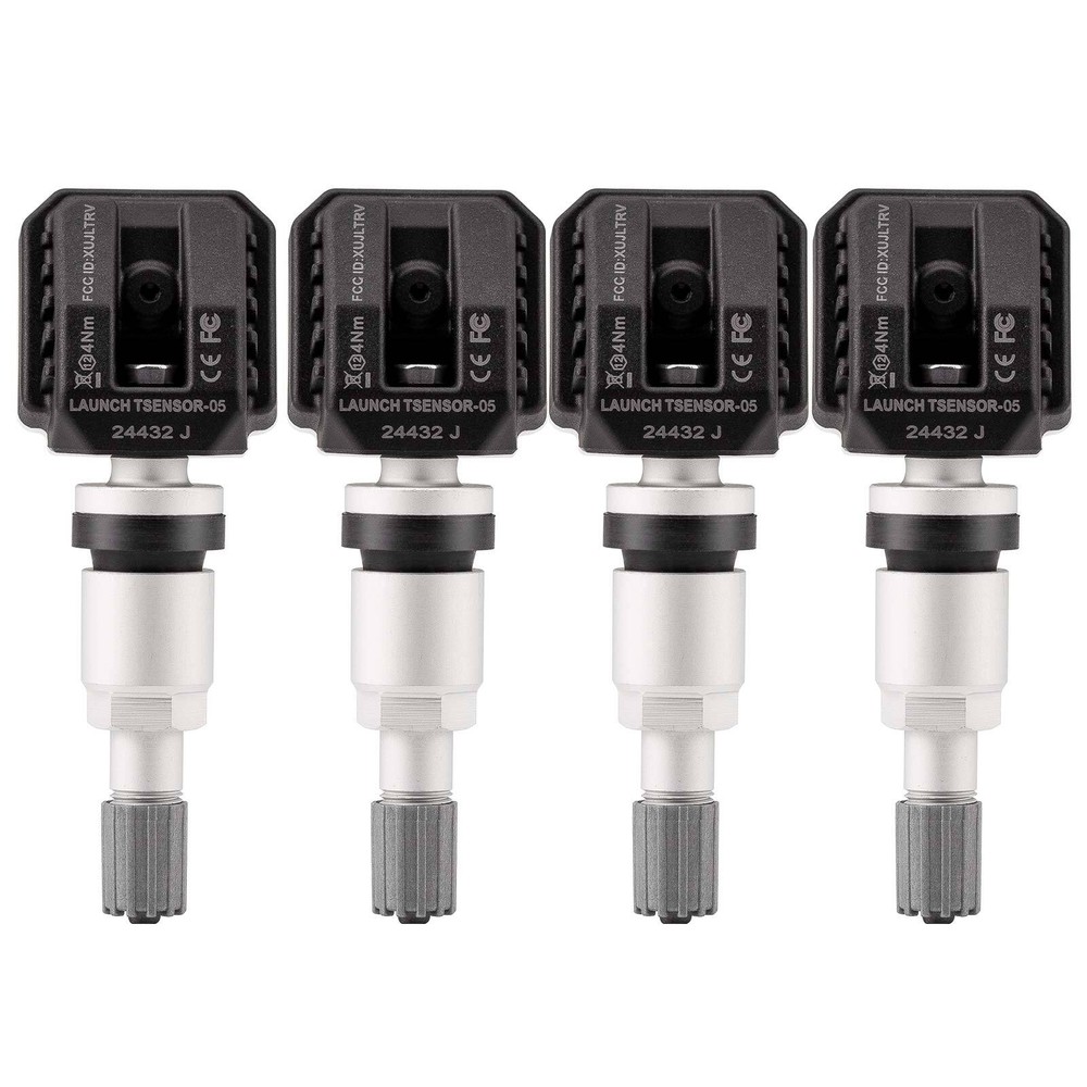 4x LAUNCH TSENSOR-05 RF Sensor Programmable Universal TPMS Sensor 315MHz &433MHz