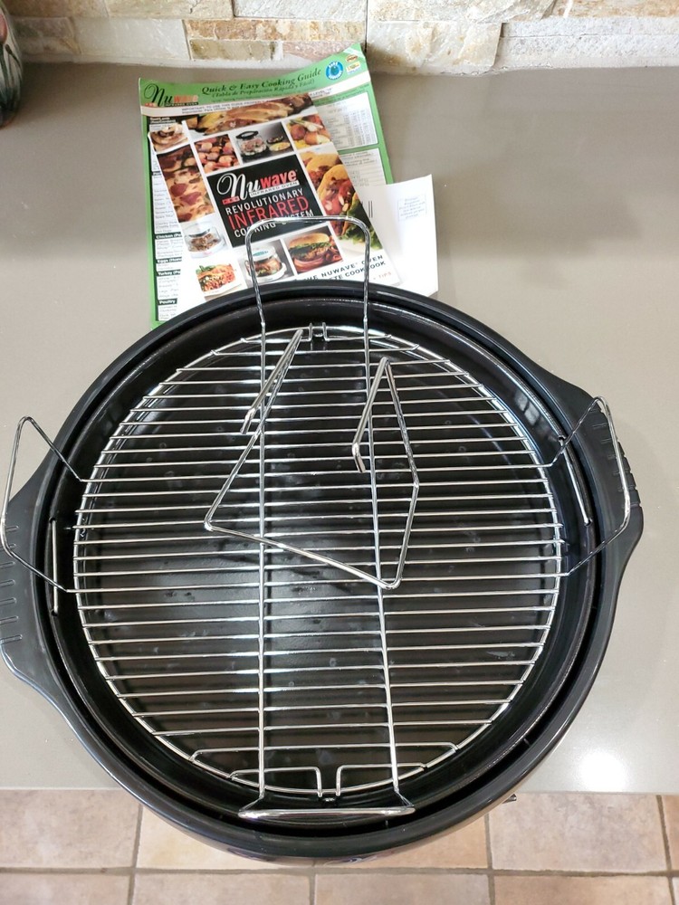 NuWave Replacement Pro Infared Oven Rack & Drip Pan, Manual Base Model 20356