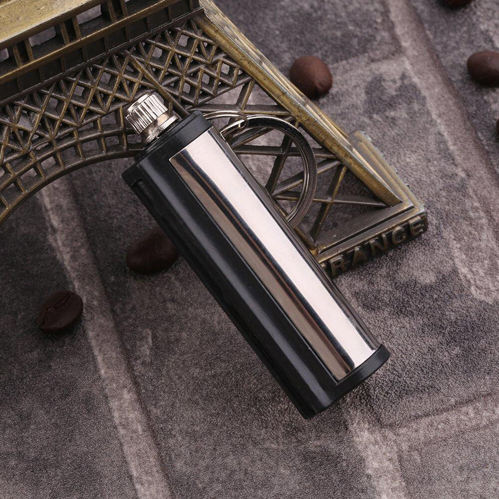 2Pcs Permanent Match Keychain Emergency Lighter Survival Tools Waterproof -