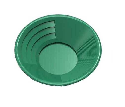 12" PANNING GOLD PAN - GREEN