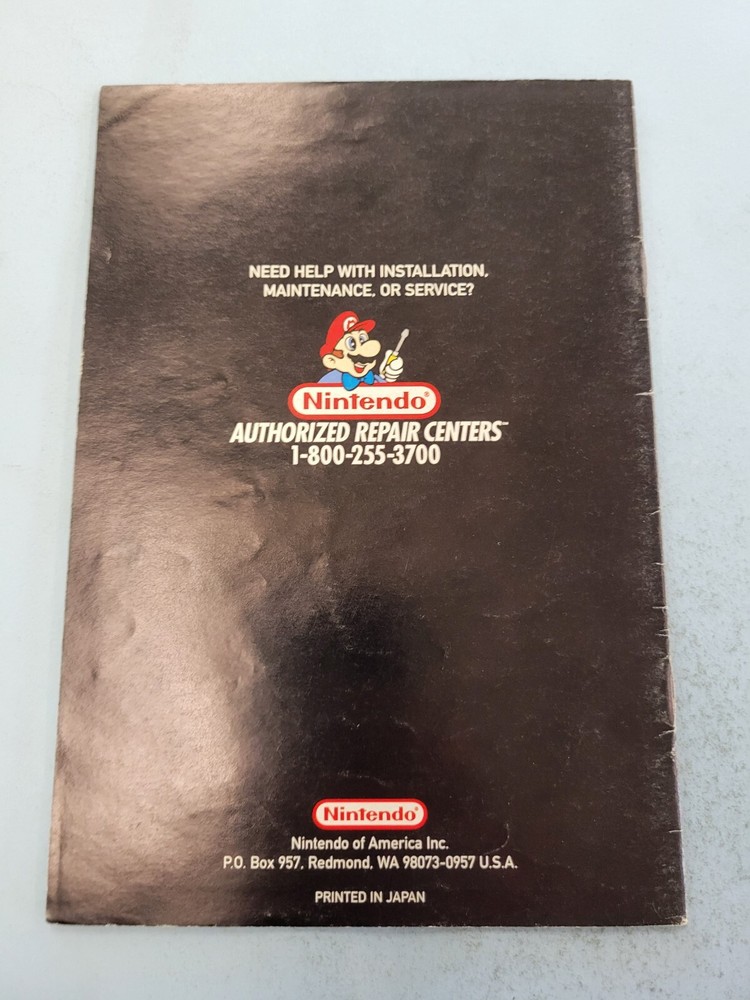Nintendo SNES Akkanoid Instruction Booklet