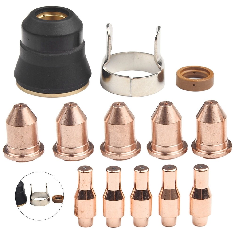 For Harbor Freight Titanium 45A Plasma Cutter Nozzle& Electrode Replacement-Kit