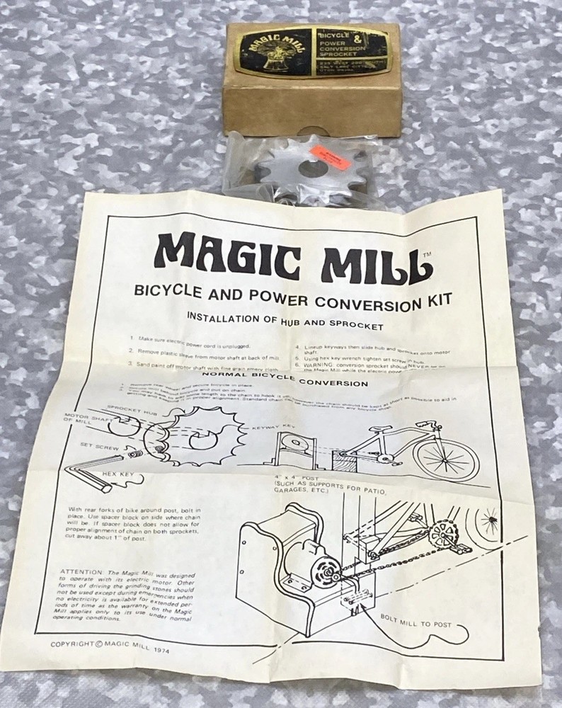 ~Magic Mill Bicycle Power Conversion Sprocket~