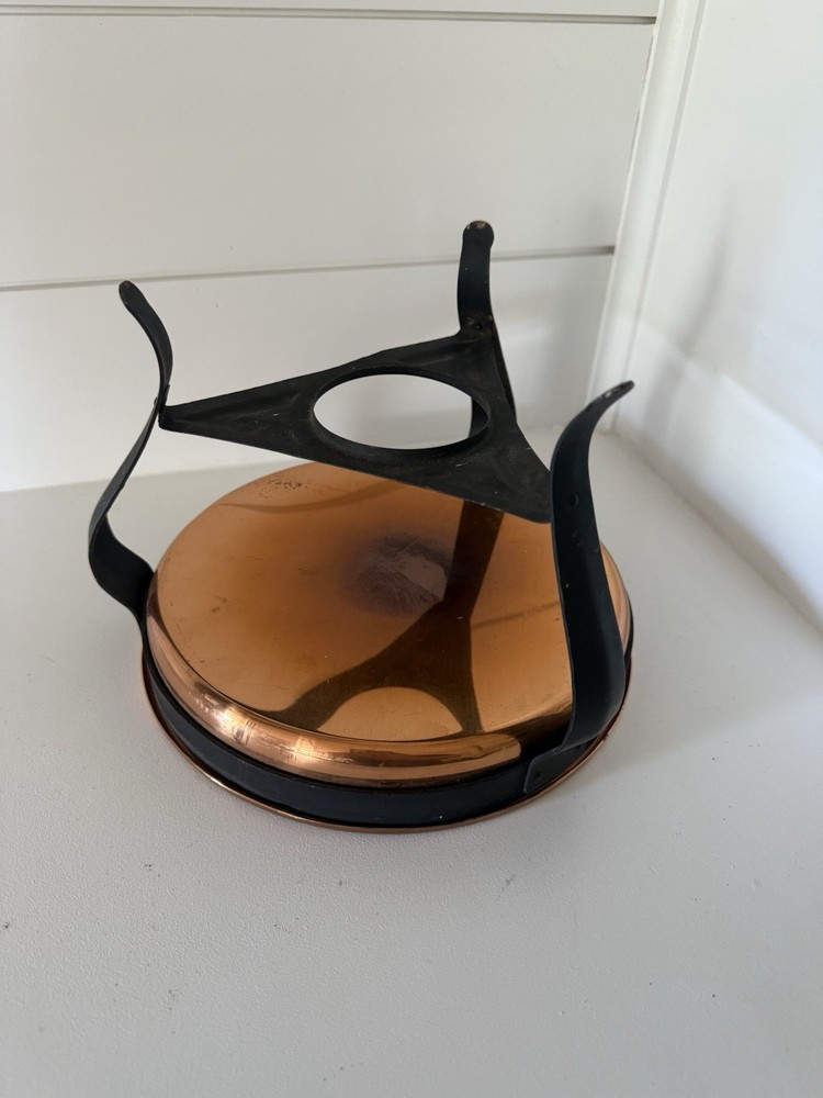 Vintage Copper And Brass Chafing Dish. *Base Only*