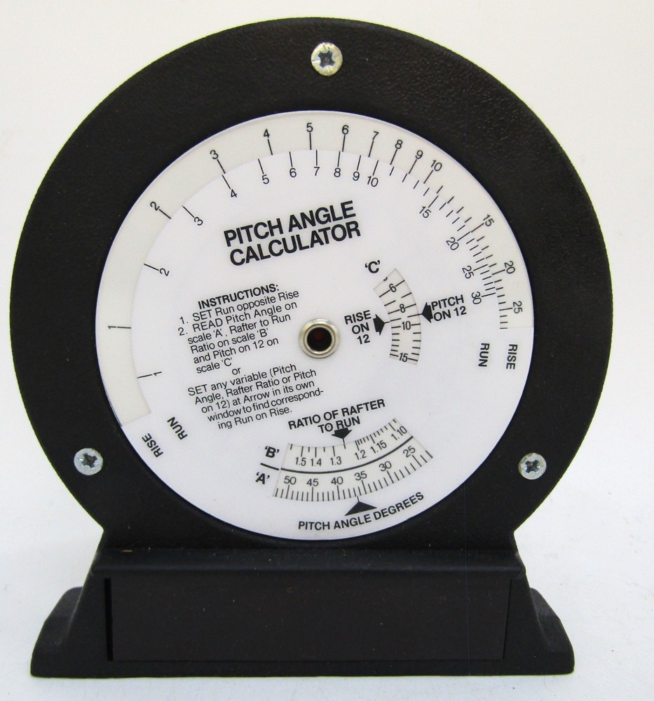 Empire 36 Magnetic Polycast Protractor – 360° Dial, Adjustable Pointer