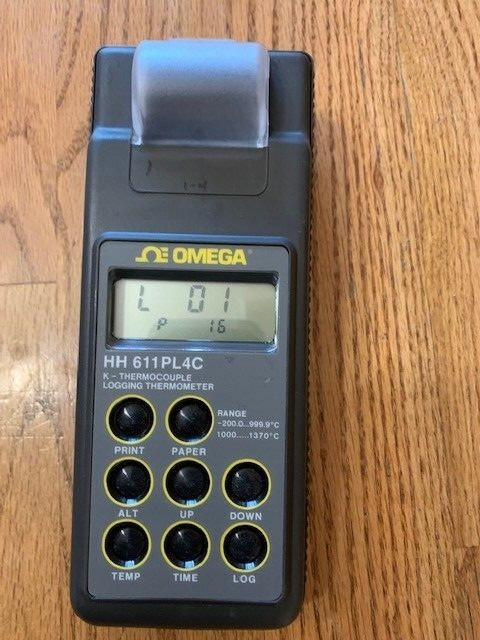 Omega Temperature Data Logger Model HH611PL4C