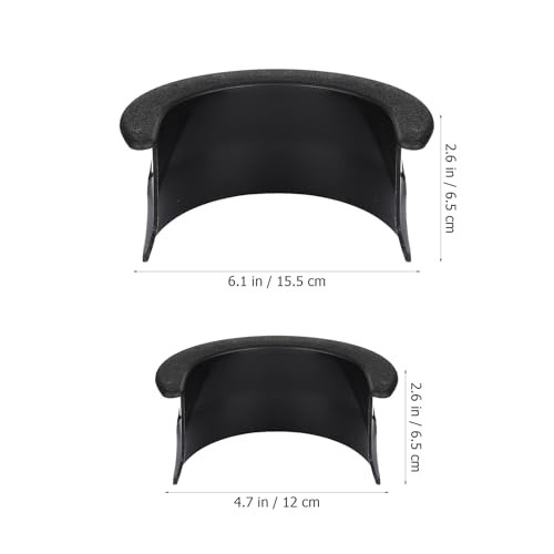 6 Pcs Pool Table Pocket Liners, Black Plastic Billiard Pocket Replacement