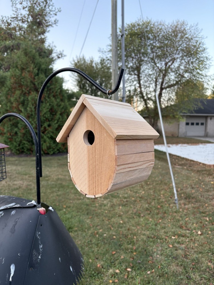 Small  Cedar / Reclaimed Wood Birdhouse