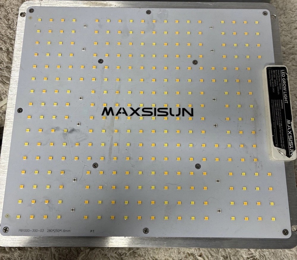 MAXSISUN MF1000 Full Spectrum Indoor Grow Light Tested