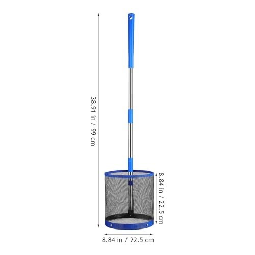 Table Tennis Ping Pong Ball Picker Upper Retriever with Adjustable Handle & Net