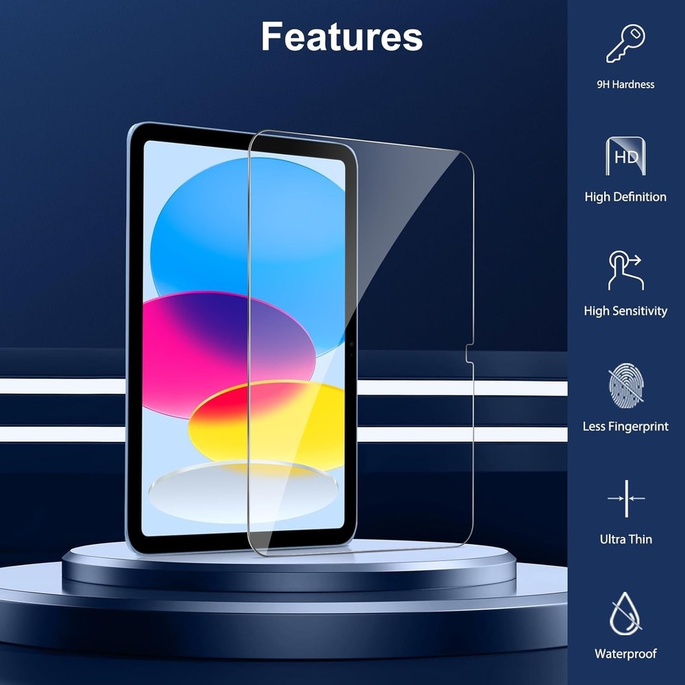 SPARIN Screen Protector for iPad 11th 10th 2 screen protector, transparent