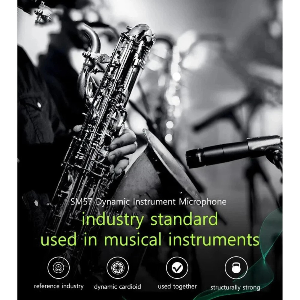 SM57 Cardioid Dynamic Instrument Microphone