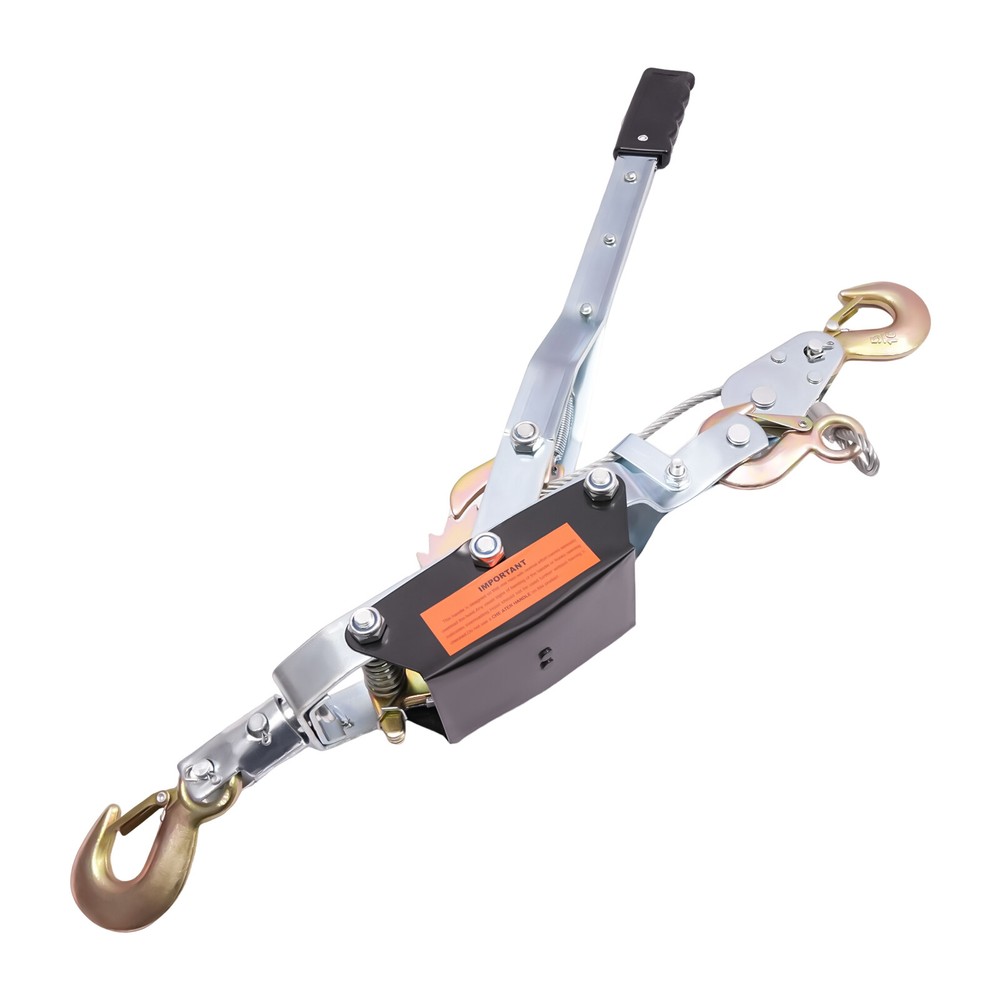 5 Ton Hand Puller Winch Pull Hoist Come Along Cable Heavy Duty 3-Hooks 2-Gears