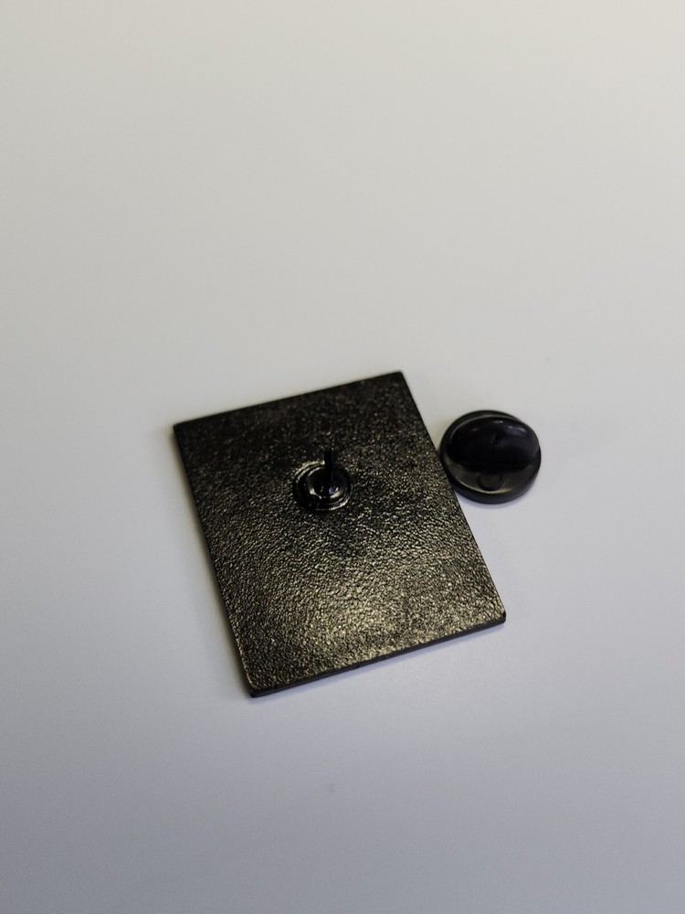 Black Cat Tarot Card Lapel Pin Justice