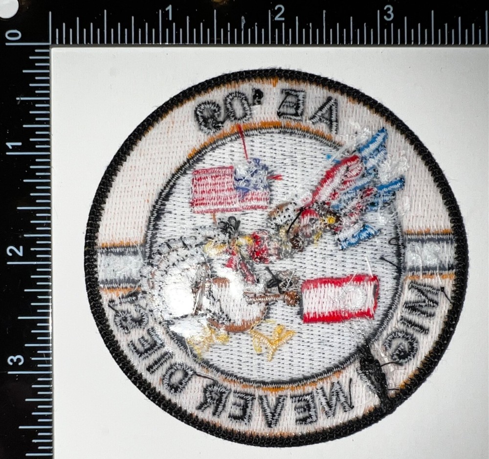 USAF 23rd Fighter Squadron Arctic Exchange 2009 MIG 1 Never Dies Turkey Patch