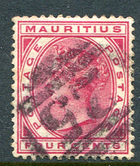 MAURITIUS: (19337) Rose Hill “25” numeral postmark/cancel