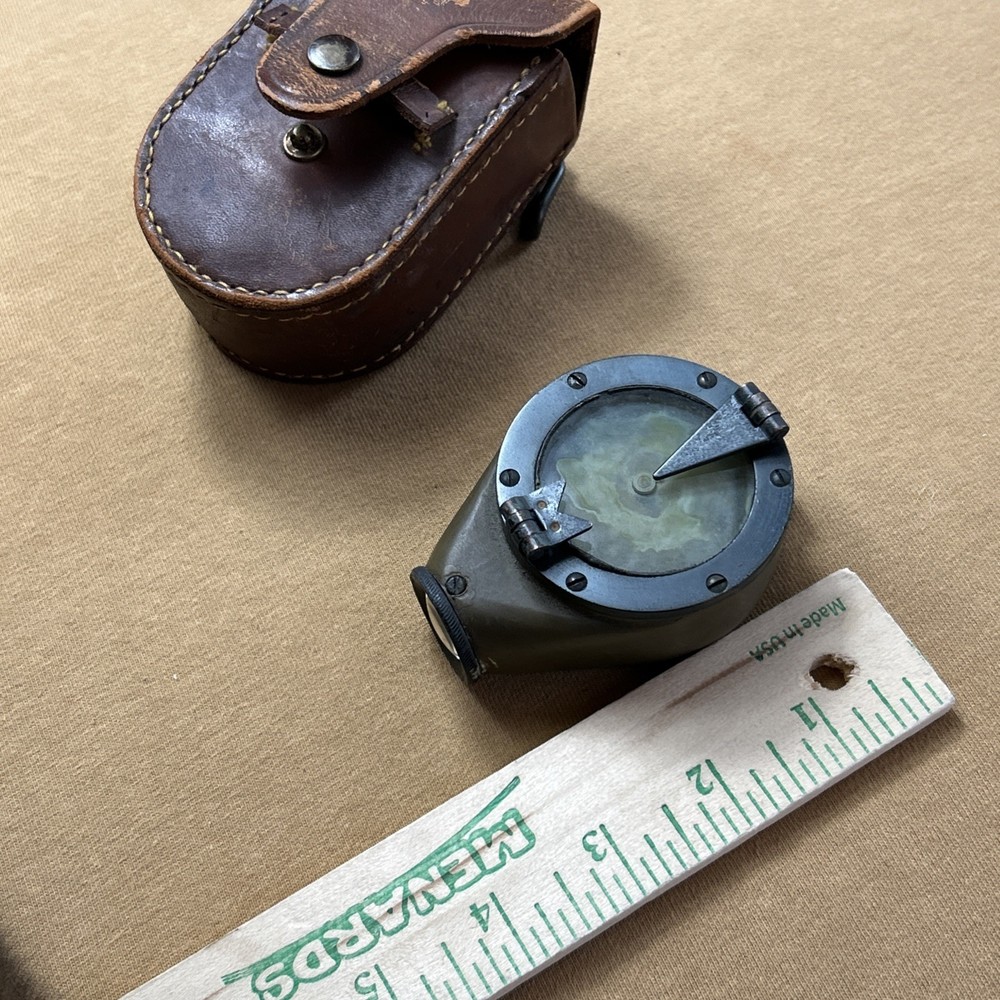 U.S.E.D WWI Marching Compass Mark VII Mod. E Sperry Co. Creagh Osborne With Case