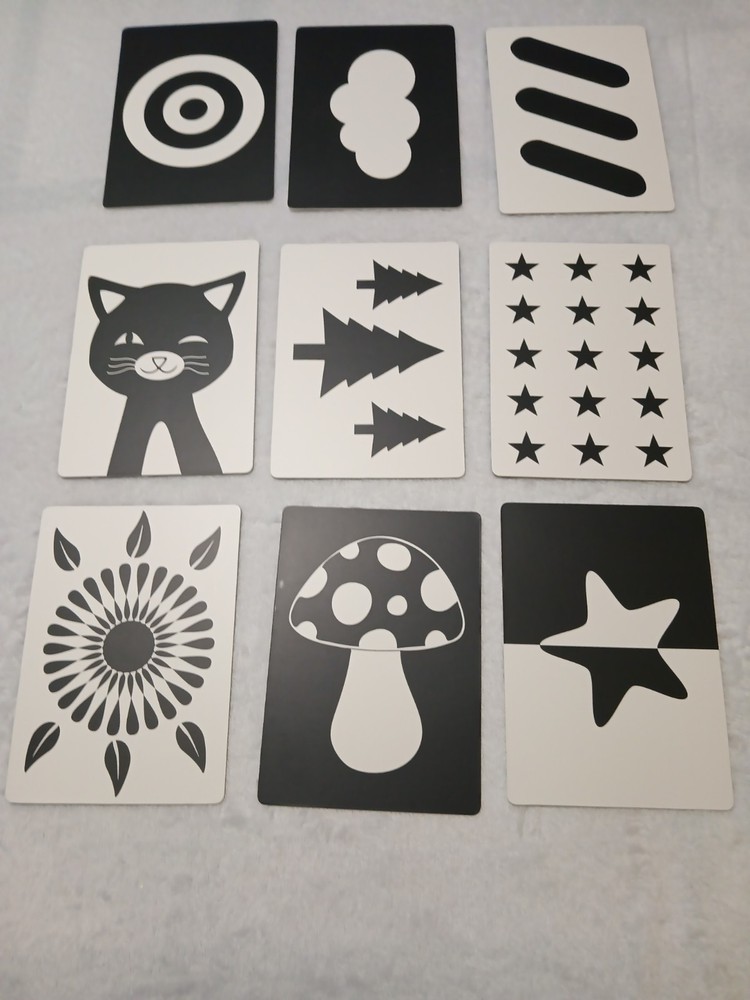Bebestar Visual Stimulation Cards For 0-3 Months