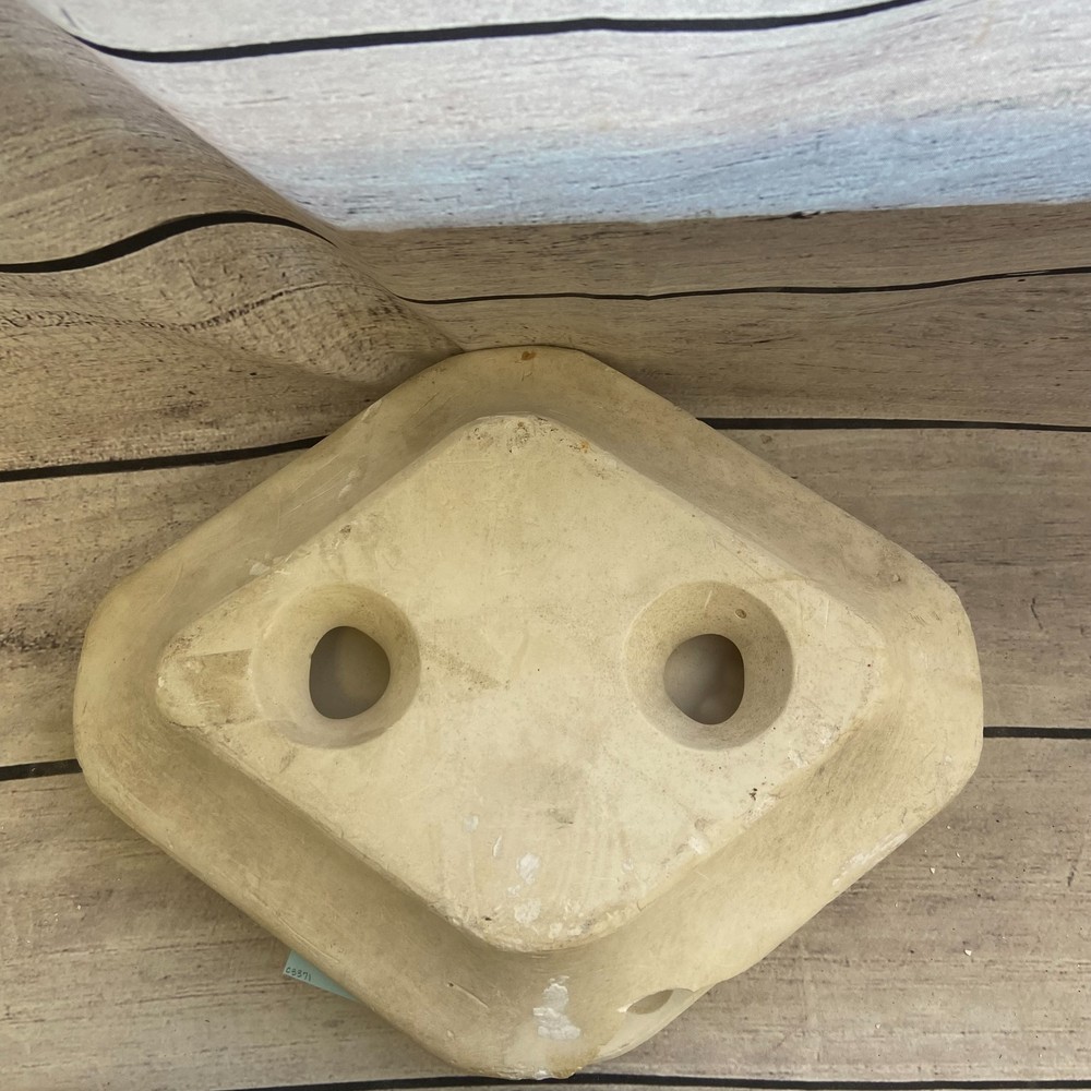 Holland Ceramic Casting Mold Square Ashtray Plate #H-64