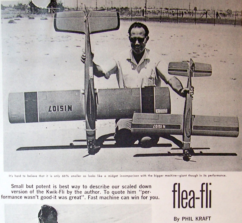 Phil Kraft's FLEA-FLI PLAN & CONSTRUCTION ARTICLE to Build RC Model Airplane