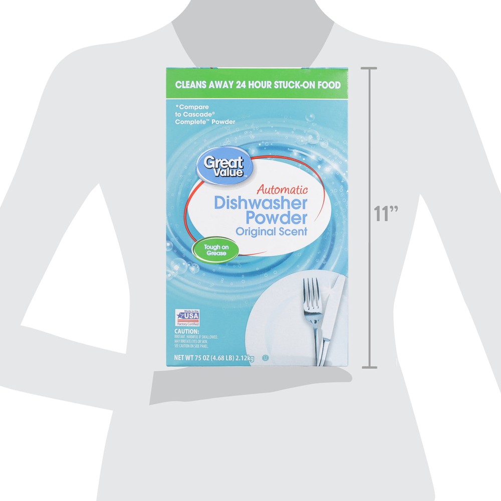 (3 pack) Automatic Dishwasher Powder, Original Scent, 75 oz, 1 Count
